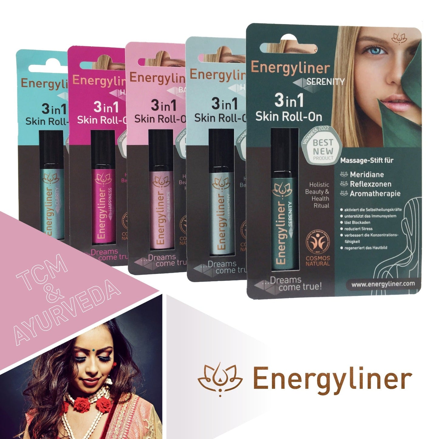 Energyliner Balance / 3 in 1 Skin Roll-On / 10ml