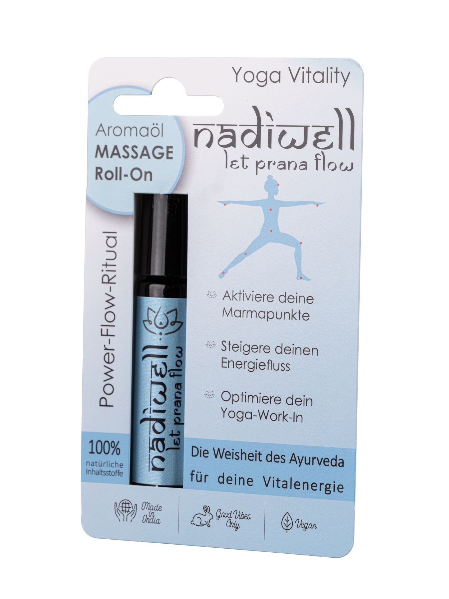 Nadiwell "Yoga Vitality" Aromaöl Massage Roll On 10ml