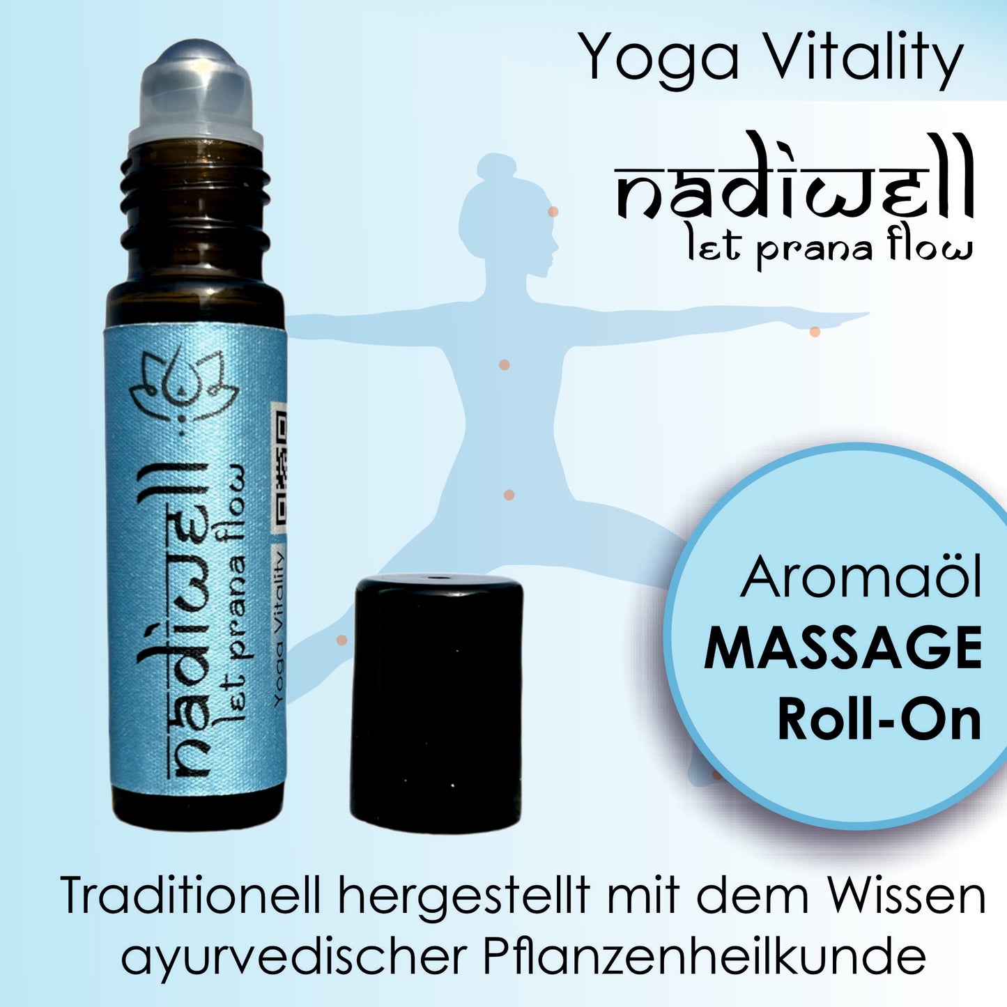 Nadiwell "Yoga Vitality" Aromaöl Massage Roll On 10ml