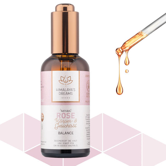 Ayurveda Körper- und Gesichtsöl Rose / Balance 100ml