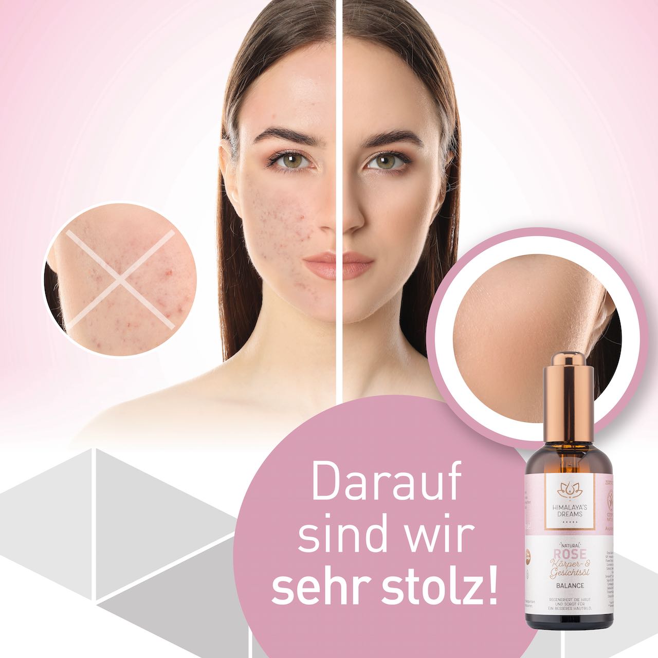Ayurveda Körper- und Gesichtsöl Rose / Balance 100ml