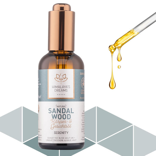 Ayurveda Körper- und Gesichtsöl Sandelholz/Serenity 100ml
