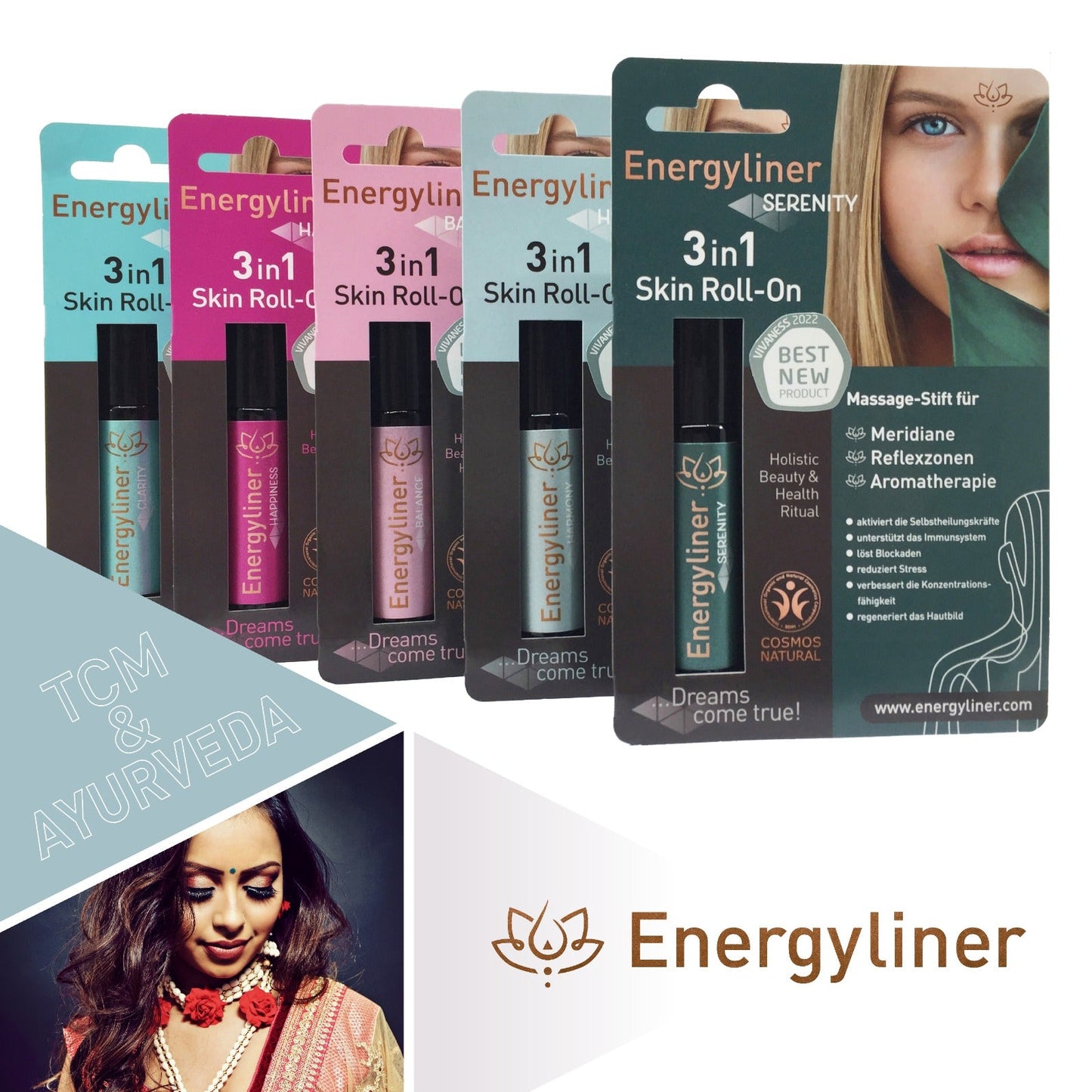 Energyliner Harmony / 3 in 1 Skin Roll-On / 10ml