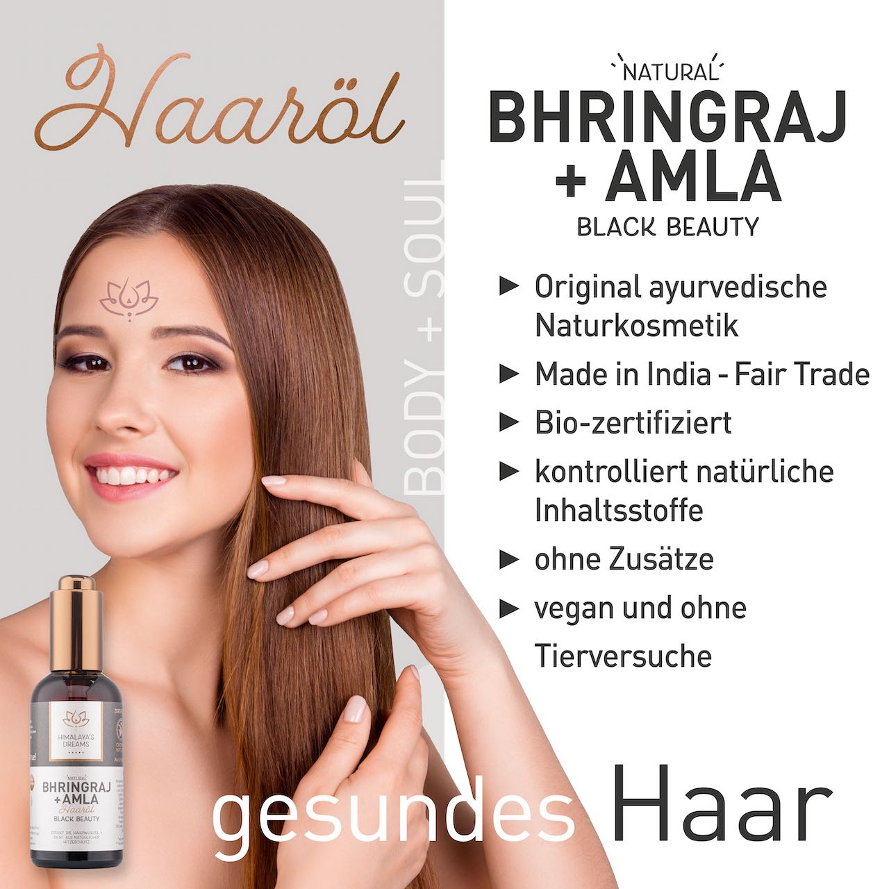 Ayurveda Haaröl Bhringraj&Amla/Black Beauty 100ml