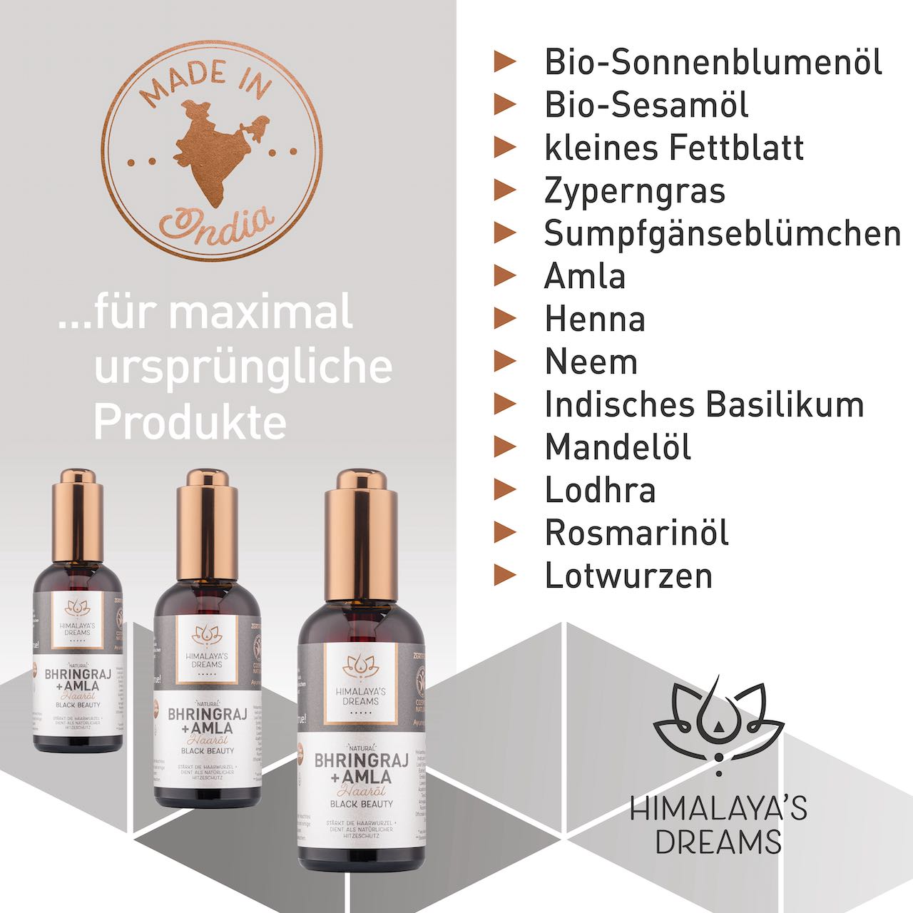 Ayurveda Haaröl Bhringraj&Amla/Black Beauty 100ml