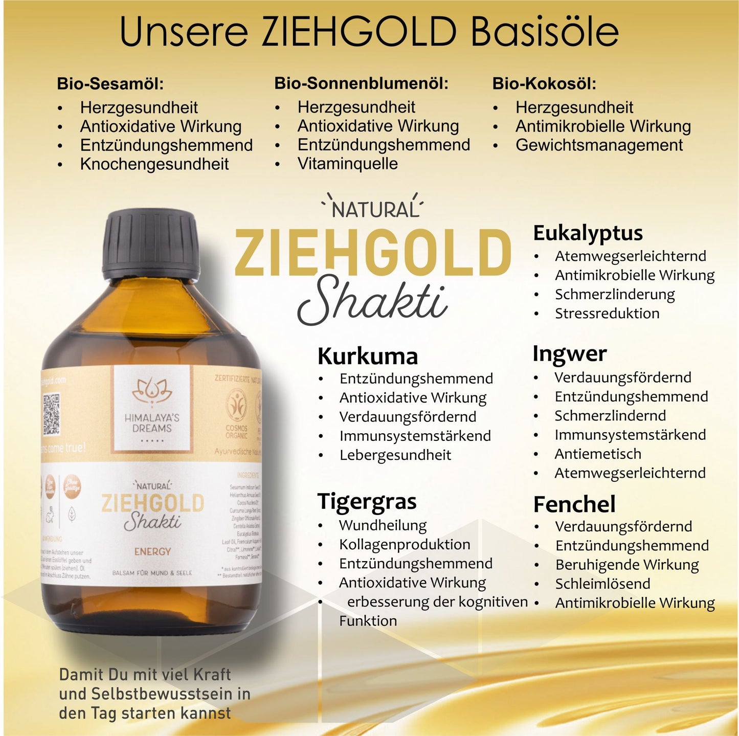 Ayurveda Ziehgold SHAKTI 250ml