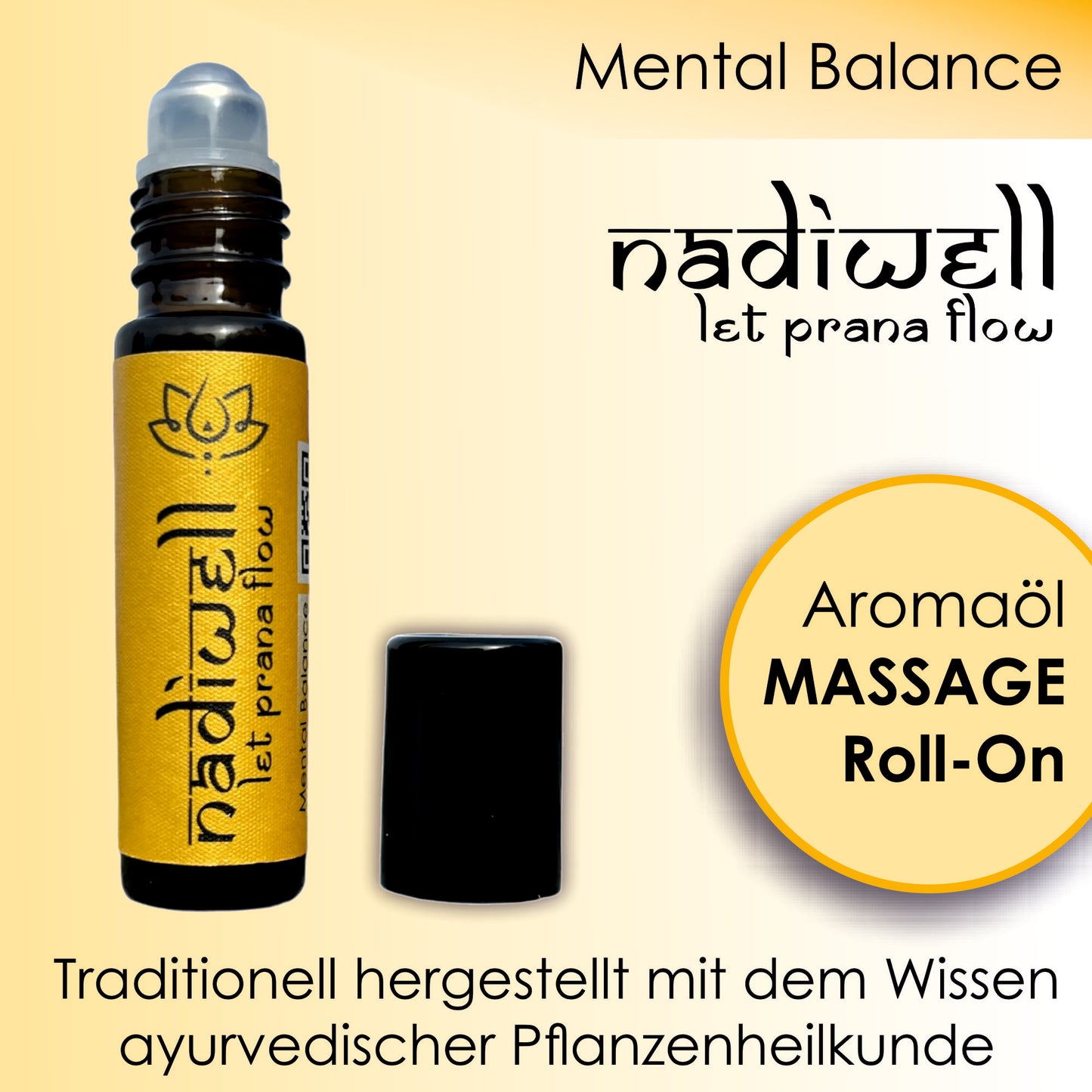 Nadiwell "Mental Balance" Aromaöl Massage Roll On 10ml