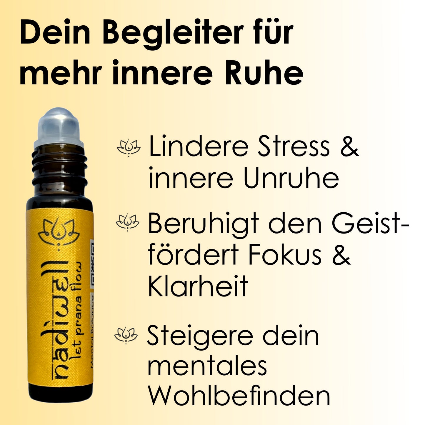 Nadiwell "Mental Balance" Aromaöl Massage Roll On 10ml